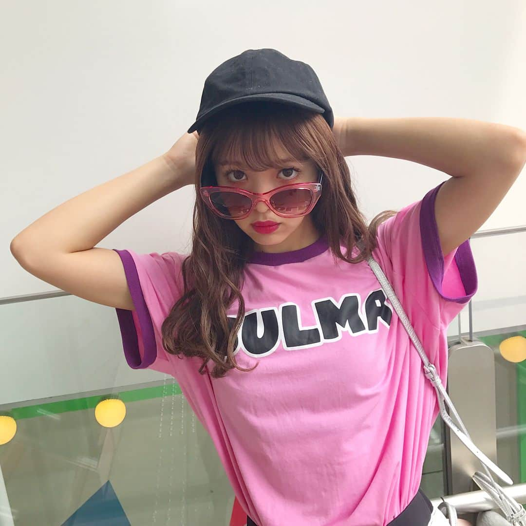 藤田ニコル（にこるん）さんのインスタグラム写真 - (藤田ニコル（にこるん）Instagram)「今日の私服🤦‍♀️💕💕 ブルマT可愛い😂💕💕 #code」5月31日 9時33分 - 2525nicole2