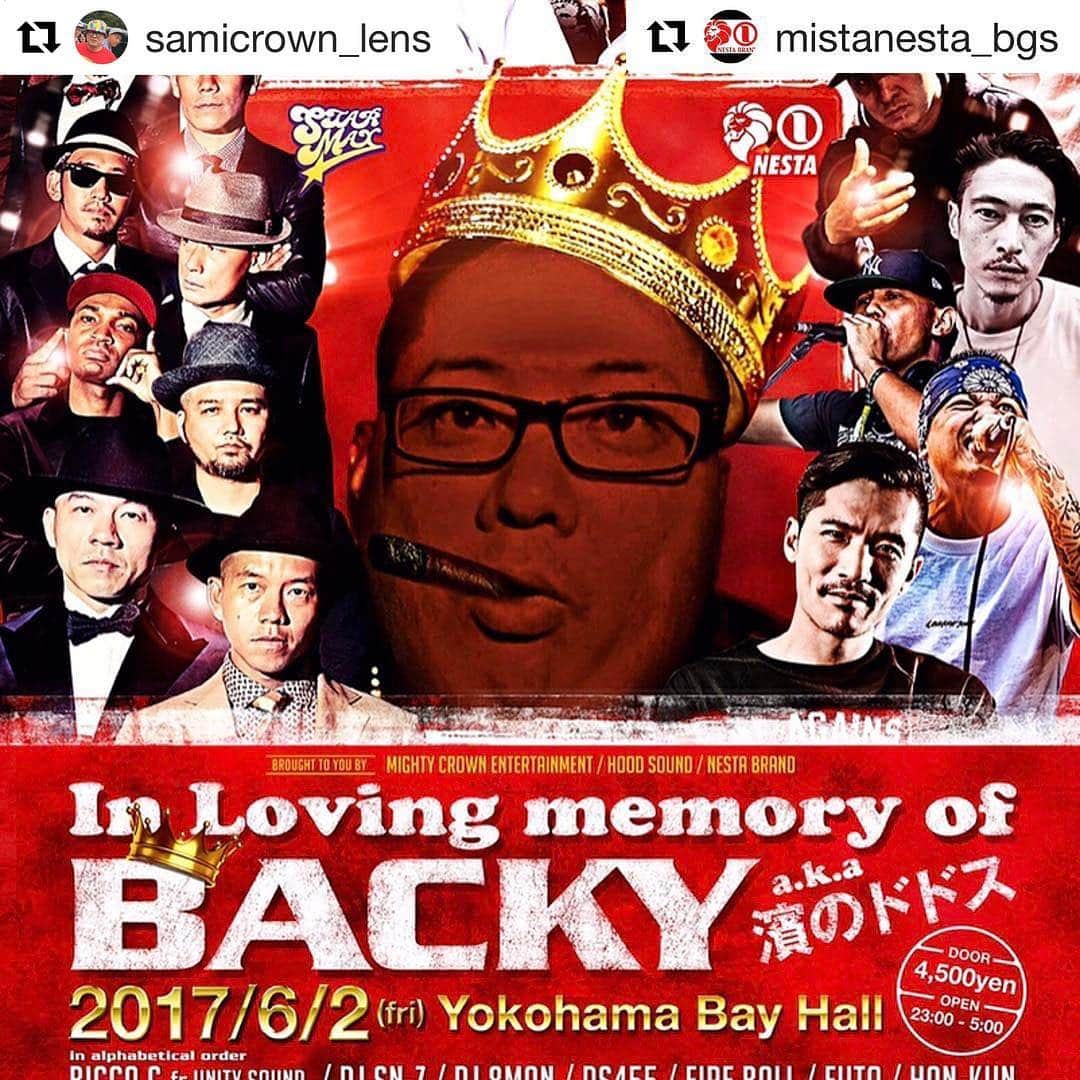 KAI_SHiNEのインスタグラム：「明日は横浜中でBacky Day‼︎ #Repost @samicrown_lens ・・・ みんな 集合〜 #Repost @mistanesta_bgs with ・・・ 明日はIn Loving Memory of Backy aka 濱のドドス！ ショーケースは1:00きっかりにトップバッター卍LINEからぶっ放しますので、何一つお見逃しのないように早目のお越しをお勧めします☆ #横浜 #ベイホール #濱のドドス #メモリアル #Backy045 #全員集合住宅 #3ヶ所同時開催 #ブリッジ #ボデガ」
