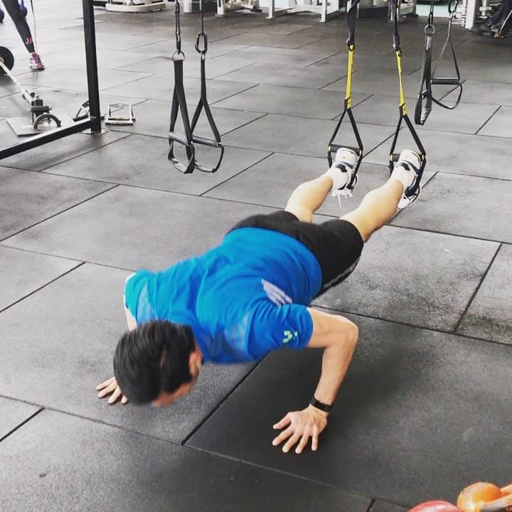 斎藤陽介のインスタグラム：「Keep working harder#training#fitness#fitnessmotivation#soccer#trx#workout#instaboy#melbourne#メルボルン#australia#l4l#f4f#fitbit」