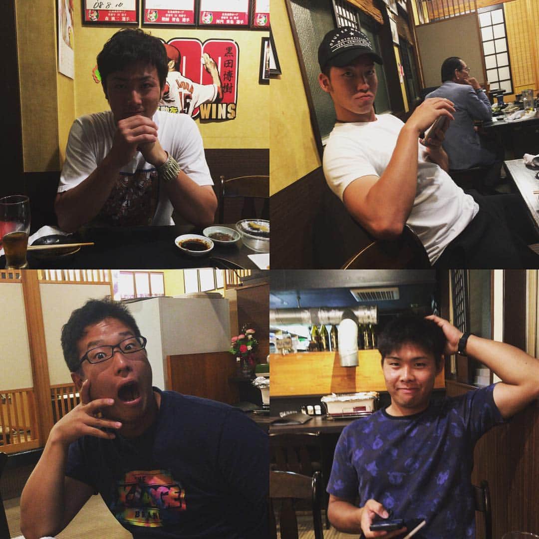 船越涼太さんのインスタグラム写真 - (船越涼太Instagram)「4人で焼肉。#笑福#タン美味い#ハラミも美味い#キム#かにえ#祐太#今日も1日お疲れ様でした」6月29日 21時10分 - 2754ryota