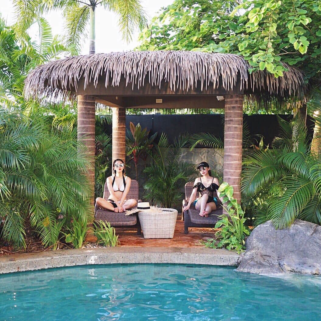 藤川沙弥のインスタグラム：「@anriworld とのんびり女子旅🛫 向かった先は南国guam🏝☀️ 明日も朝から楽しみます😝👙 good night!🌙 . . . . #travel#trip#off#happy#ocean#sky#beautiful#guam#swimwear#pool#bikini#resort#水着#インポートビキニ#ビキニ#女子旅#旅行#グアム#グアム旅行#グアム女子旅#リゾート #여행스타그램#여행#일상#셀카#셀피#셀스타그램#친스타그램#ansayagram#sayapi_trip」