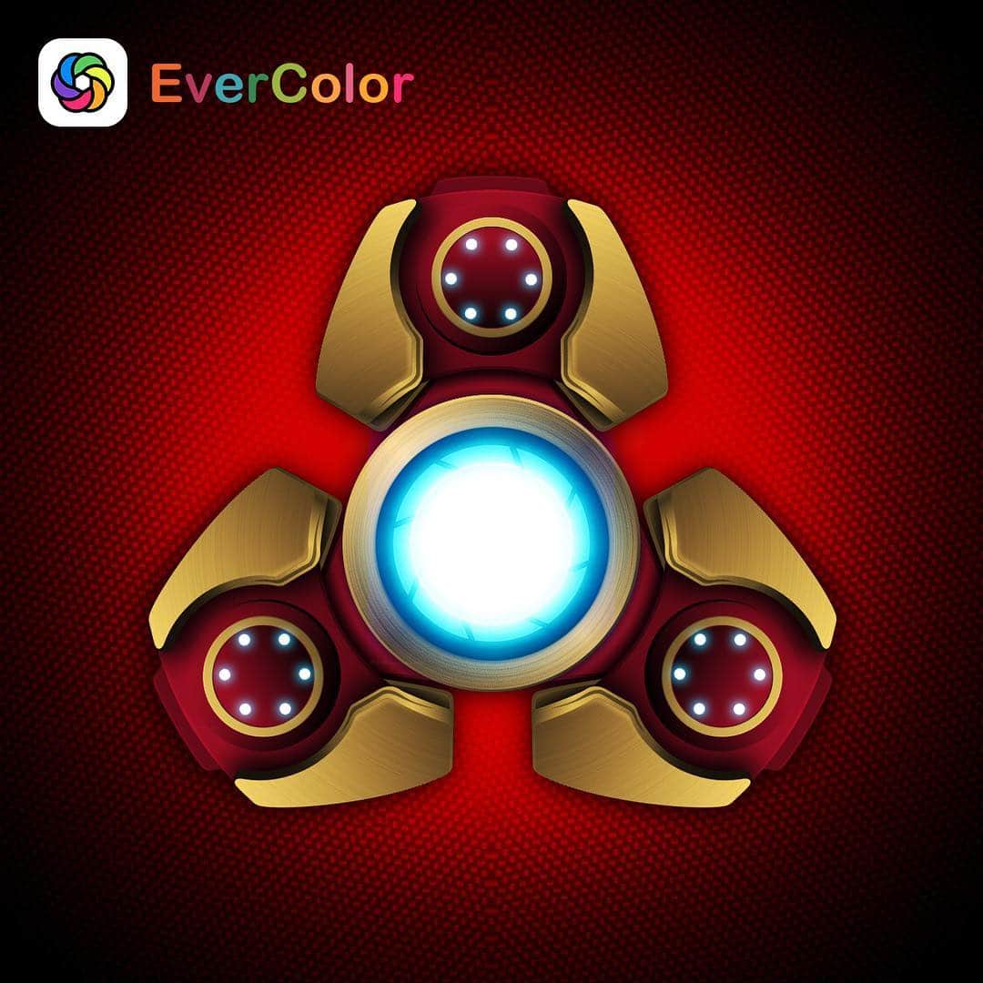 FotoRusのインスタグラム：「Download our Evercolor app to create your unique fidget spinner. 🌟 #fidget spinner」