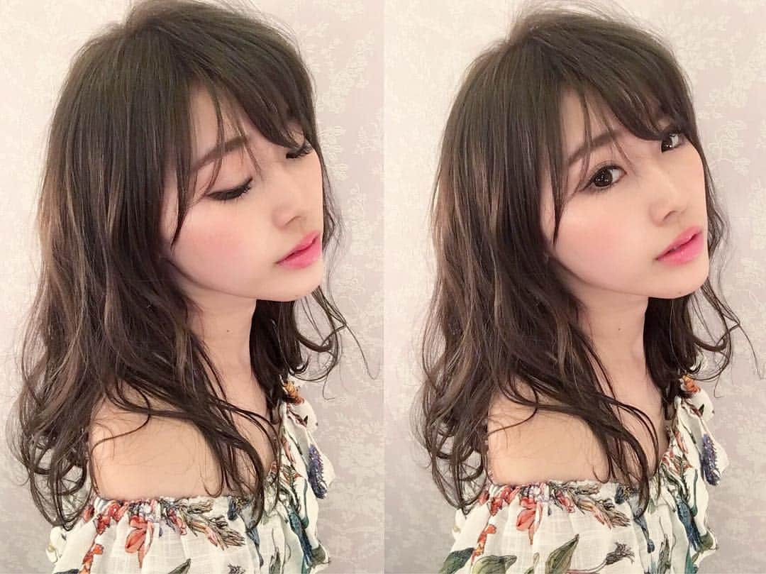 藤川沙弥のインスタグラム：「ヘアメンテナンス👩🏼💈最近はピンクをやめてベージュ系オリーブ感強め、透明感がでるようなカラーにしてもらってます♥︎ . . #haircolor#hair#careumeda#beauty#hairsalon#美容院#ケア#梅田#ヘアカラー#셀카#셀피#셀스타그램」