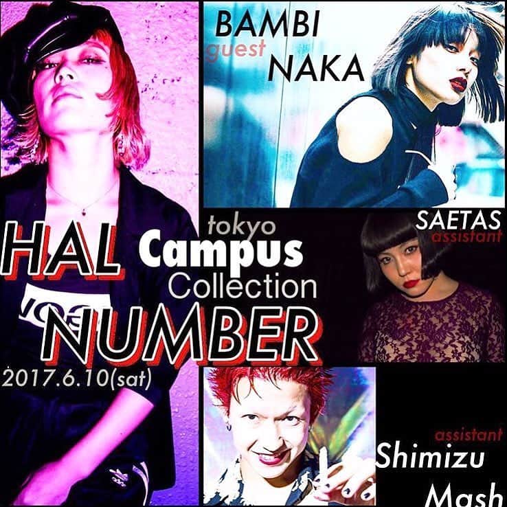 仲万美（Bambi Naka）さんのインスタグラム写真 - (仲万美（Bambi Naka）Instagram)「- ! ! ! ! T O D A Y ! ! ! ! 🍿 Tokyo Campus Collection 🍿 - HAL NUMBER - @ディファ有明 変態○⚪︎○ーに会いに来て下さい🖤🔪 #CampasCollection #tokyo #ディファ有明 #HAL_HIRATA #INSIDE_OUT  @BambiNaka」6月10日 0時28分 - 615_bambi