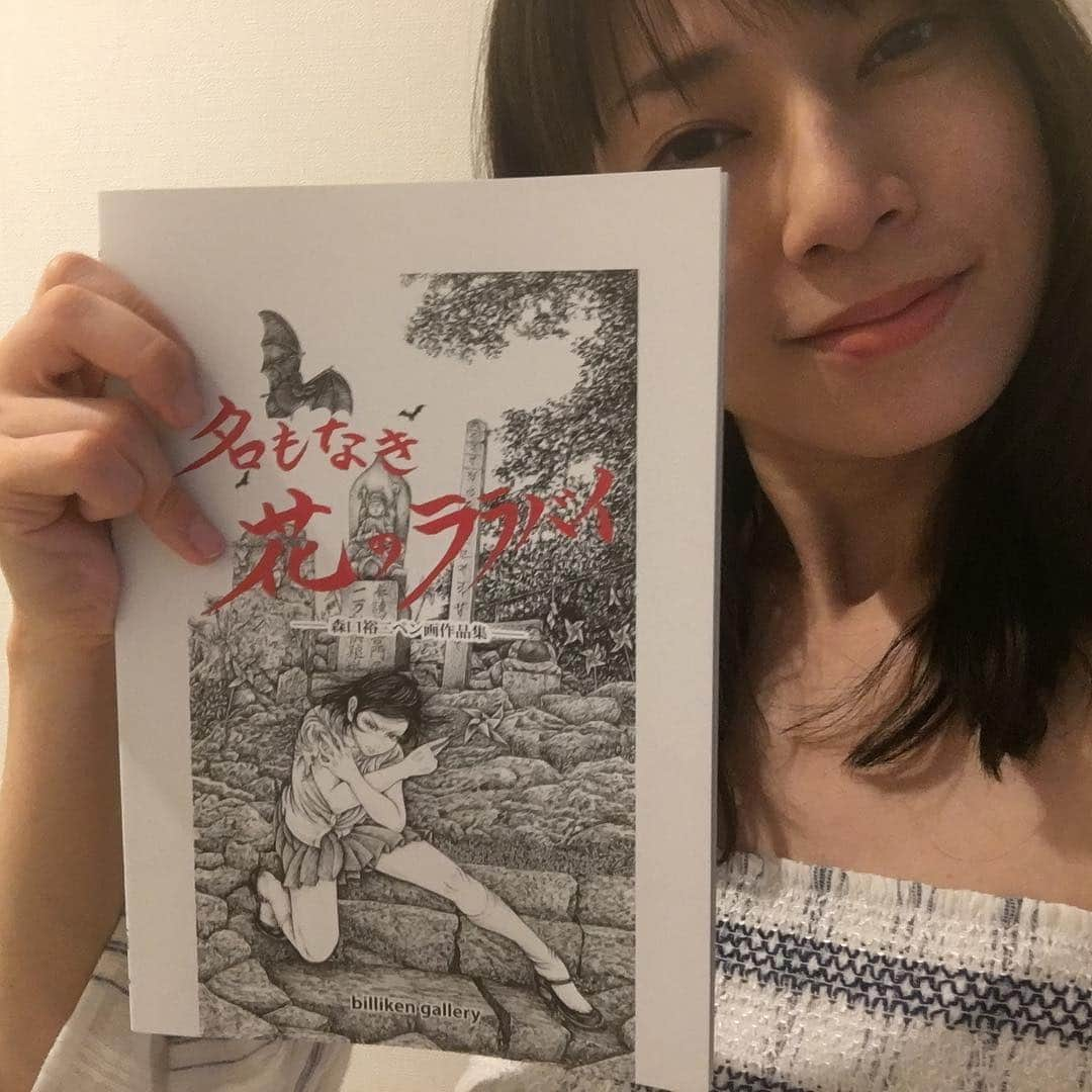 月船さららさんのインスタグラム写真 - (月船さららInstagram)「本日行って来ました！森口裕二展「名もなき花のララバイ」@ビリケンギャラリー 森口さんの絵、痺れました！素敵でため息。 #森口裕二#ビリケンギャラリー」6月11日 1時53分 - sarara_tsukifune