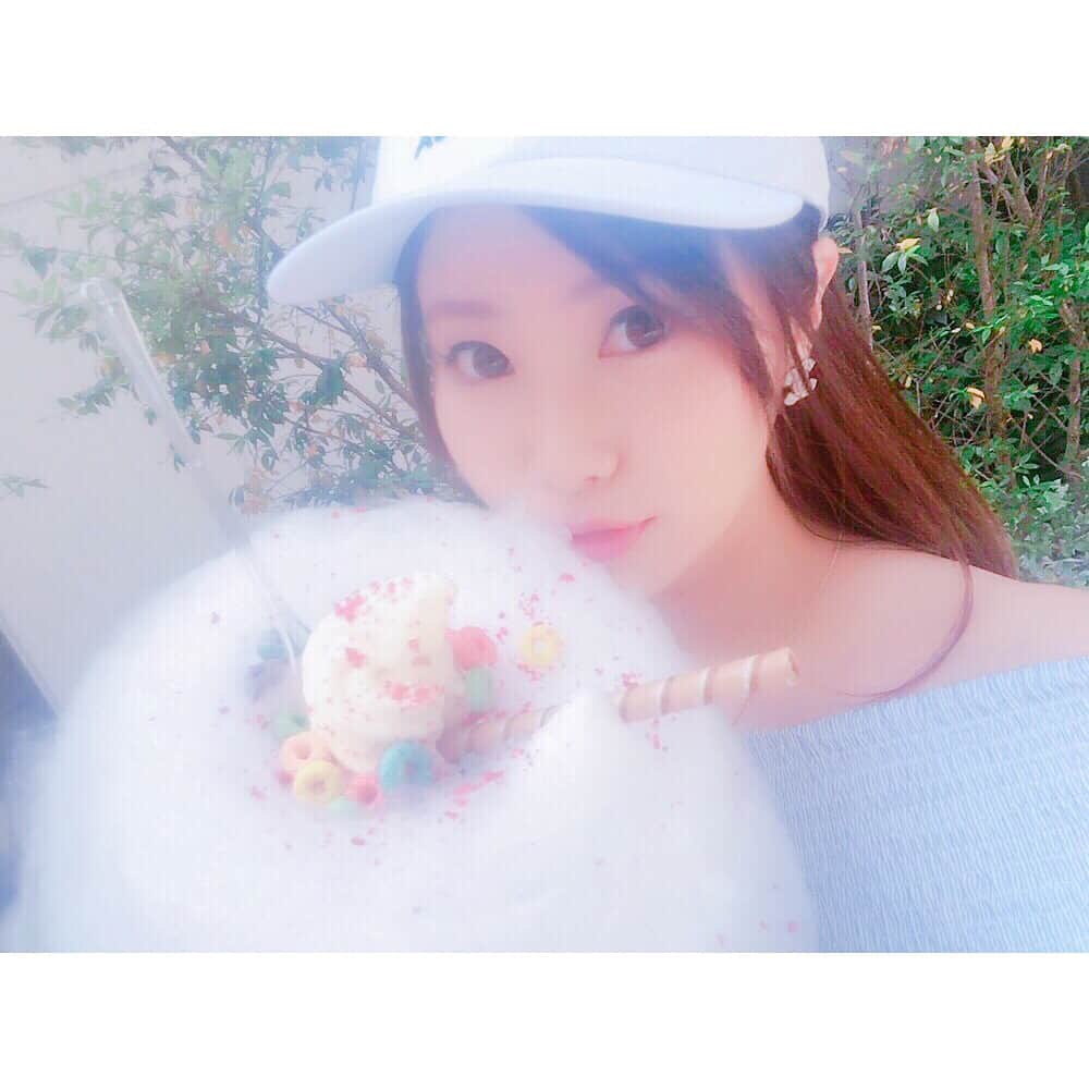 内藤理沙さんのインスタグラム写真 - (内藤理沙Instagram)「* * * ANY WHERE DOOR🍦 コットンキャンディーアイス × Risa🍭🍬 * #instafood #cottoncandy #icecream #cute #delicious #sweets #anywheredoor #love #happy #cameragirl #harajuku #コットンキャンディーアイス #コットンキャンディー #限定 #期間限定 #日本発上陸 #原宿 #インスタ映え #カメラ女子 #🍦#♥️」6月13日 17時43分 - risa_naito_official