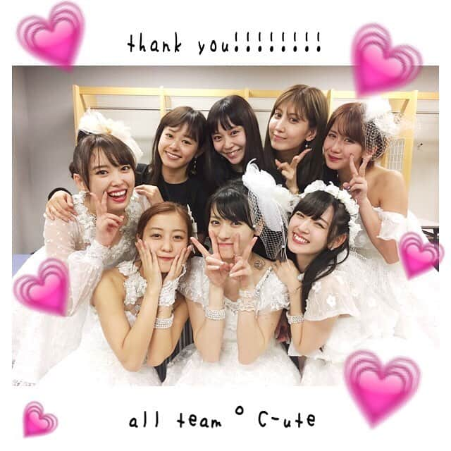 鈴木愛理さんのインスタグラム写真 - (鈴木愛理Instagram)「解散してもずっと大切な仲間♡ thank you!!!!!!!! all team ℃-ute❤️💙💗💚💛 #℃-ute! #えりか #舞美  #愛 #早貴 #愛理 #千聖 #舞 #栞菜 #8人揃って〜 #はじけるぞいっ♡ #12年間ありがとうございました😊 #これからもよろしくね♡」6月14日 15時28分 - airisuzuki_official_uf