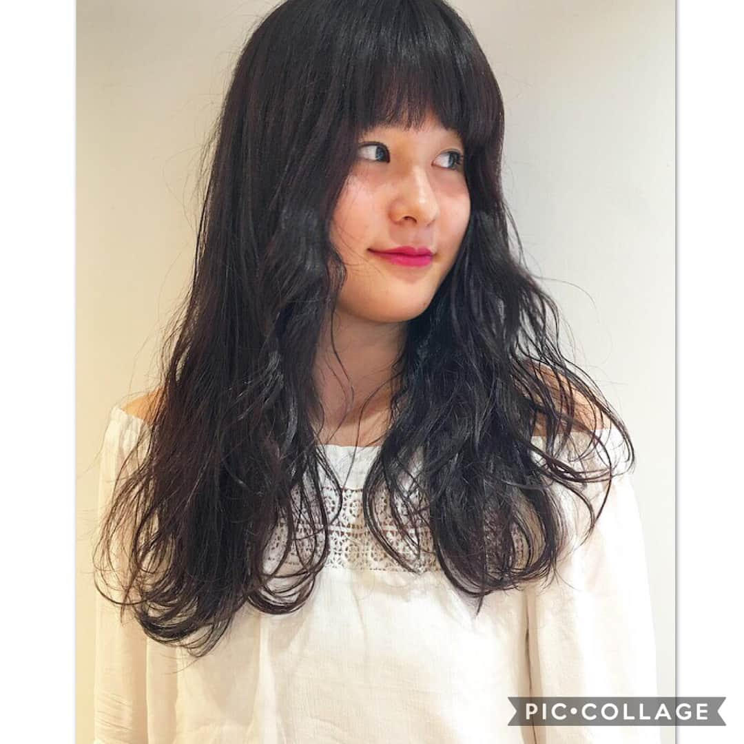 菅原萌香のインスタグラム：「人生初カラー💇 ･ #KAINO#笑さん♡ #人生初カラー#ヘアカラー #ダークオーキッド#ピンクとパープルとグレーを混ぜました#地毛が茶色すぎるから抑えめで #気分上がる💜 #avex#菅原萌香」