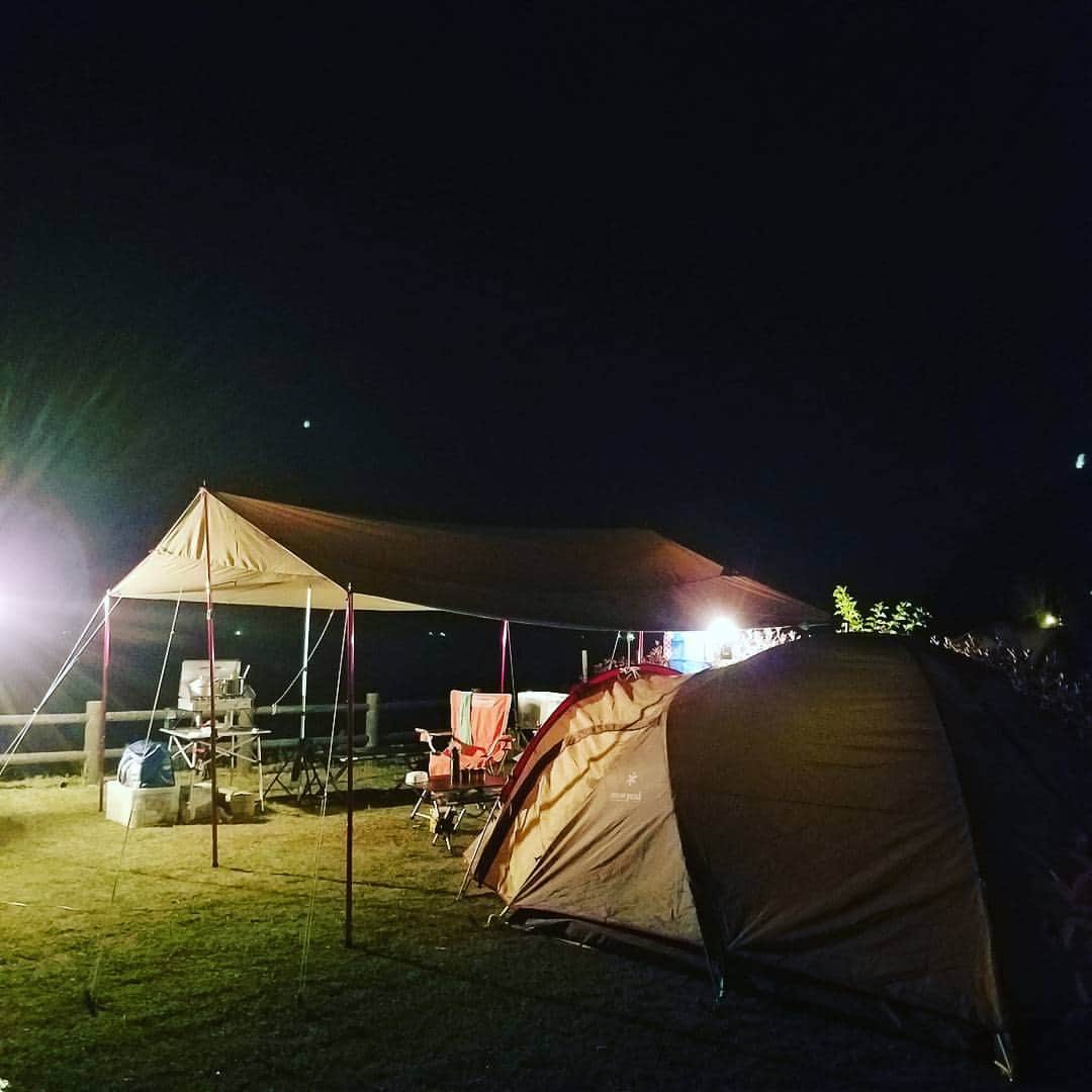 田畑竜介さんのインスタグラム写真 - (田畑竜介Instagram)「週末キャンプ⛺  潮風が心地よい😌  #日出町 #糸が浜海浜公園  #糸が浜オートキャンプ場  #キャンプ」6月17日 21時16分 - tabacchi_rkb