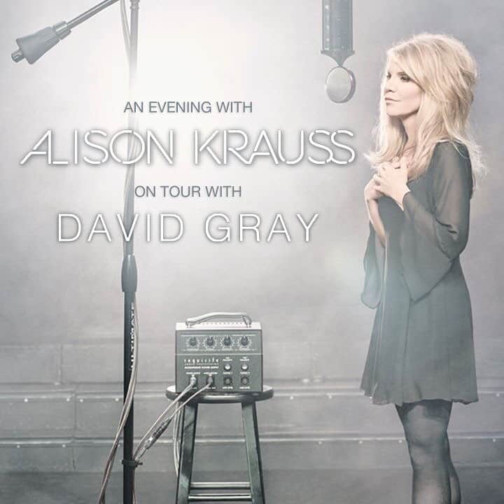 アリソン・クラウスのインスタグラム：「Alison is joining @davidgray on a co-headlining tour this fall. Visit alisonkrauss.com (link in bio) for a list of dates and become a free member of the site to access pre-sale tickets.」