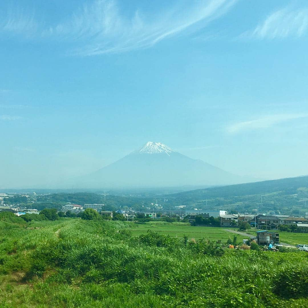 馬場典子さんのインスタグラム写真 - (馬場典子Instagram)「今朝の#富士山 久しぶりに綺麗に見えた。 明日から大雨」6月20日 16時59分 - baba_channel