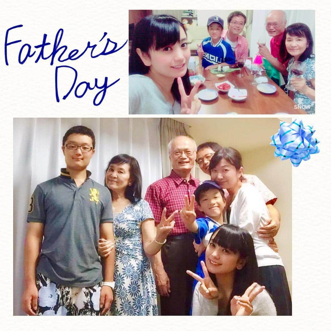 脊山麻理子さんのインスタグラム写真 - (脊山麻理子Instagram)「日曜の父の日は両親と兄家族と一緒にごはんしました💕プレゼントしたシャツを早速着てくれた(=^ェ^=)お父さんいつもありがとう😊ママと仲良く素敵な毎日を💕 #fathersday #父の日 #お父さん似」6月20日 18時15分 - mariko_seyama_milkpon