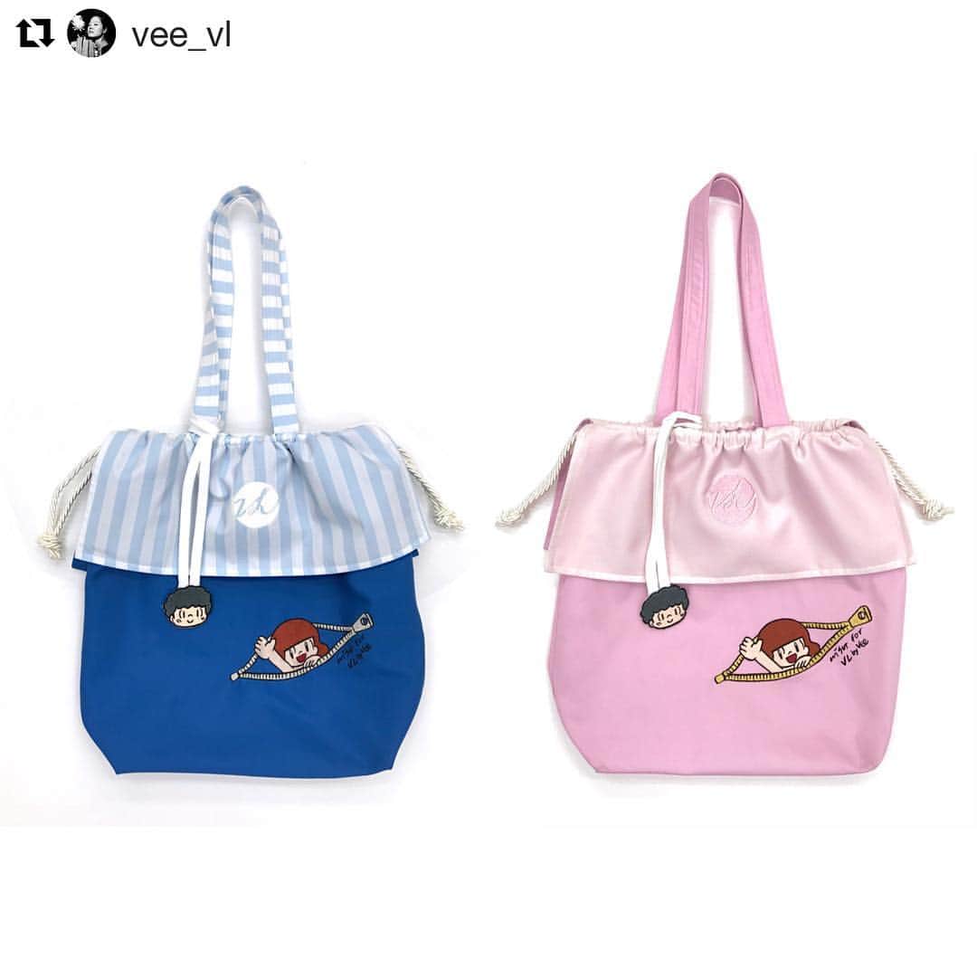 ウィスット・ポンニミットのインスタグラム：「#Repost @vee_vl ・・・ 【Tokyo🇯🇵】Special Collaboration Items @vlbyvee x #mamuang @wisut for TANABATA pop up shop!! 6/21(wed) ~7/11(tue) @ Isetan Shinjuku TOKYO解放区(2F) --------------------------------------- 伊勢丹新宿TOKYO解放区で開催する TANABATA pop up shop にて、 パステルカラーやレースがかわいい #マムアン ちゃんとのコラボアイテムを先行販売！ タムくんのコミック「Clothes」からインスパイアされたアイテムは、 マムアンちゃんのボーイフレンド（？）のマプラオくんも登場していますよ。 ❤️レースとジッパーの組み合わせが新鮮なカットソーは、マプラオくんのブローチ付き！ 気分によって取り外しが可能なので、バッグなど他のアイテムに付けても◎。 ❤️そしてシャイニーな素材とすとんとしたフォルムが女性らしいワンピースは、 さりげないマムアンの刺繍がポイントです。 皆様是非遊びにきてくださいね！ #vlbyvee #ヴィーエルバイウィー」
