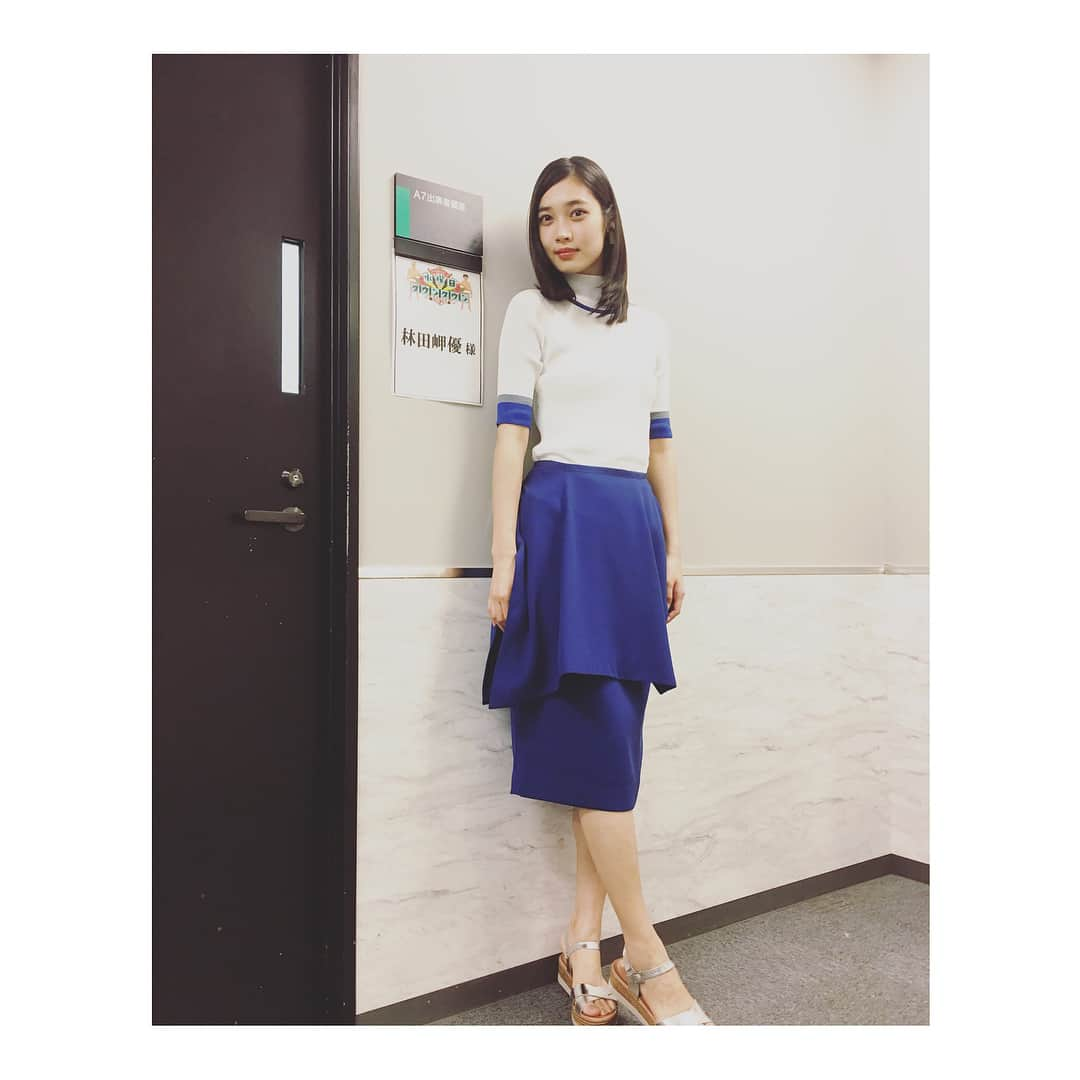 林田岬優さんのインスタグラム写真 - (林田岬優Instagram)「今夜6/21（水）21:57～22:54 放送 TBS「水曜日のダウンタウン」 出演します‼︎ぜひ見てくださいね✨ #TBS#水曜日のダウンタウン  tops#LIMITEDEDITIONbyKARLLAGERFELD skirt#TAGE pierce#Roiduchanrre」6月21日 17時41分 - miyu_hayashida