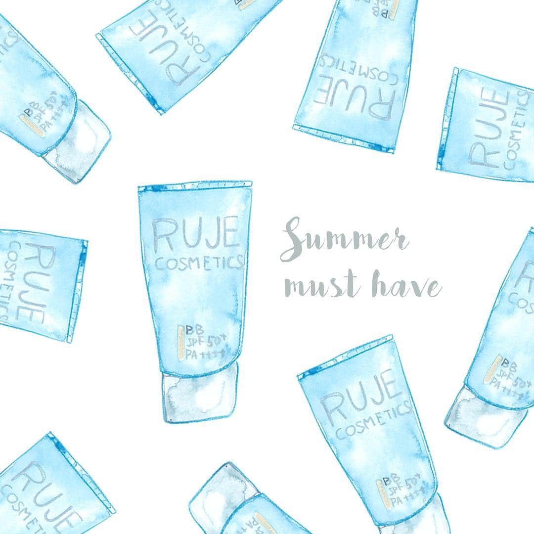 RUJE COSMETICSのインスタグラム：「【SUMMER MUST HAVE】 強烈な夏の日差し。クーラーの乾燥。日焼け止めを落とすクレンジングの刺激。 そんな刺激から夏の肌を守るmust haveアイテム。  あなたの素肌と素敵な夏を過ごそう♪  #RUJE #ルジェ #sunshine #beach #fitgirl #美肌#BBクリーム #ベースメイク #bluesky#madeinjapan #紫外線 #YOLO #summer #uv #sun #musthave #梅雨明け  @ruje_official」