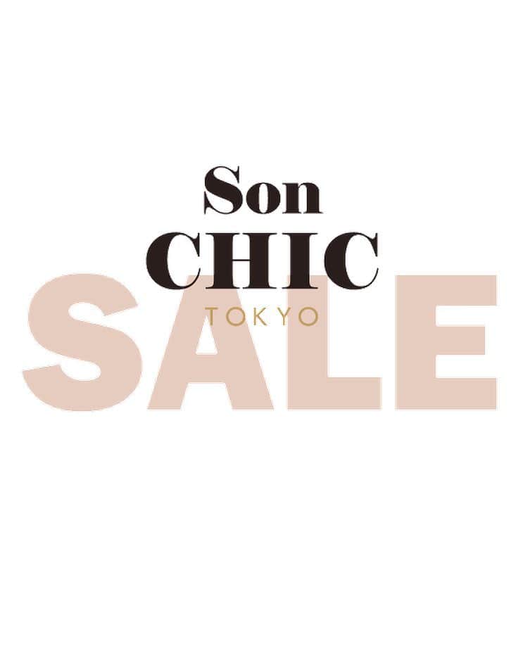 ソンシックトーキョーのインスタグラム：「【Online shop SALE start!!】 Son Chic TOKYOのオンラインショップにて2017 S/SのSALEがスタートしました。ぜひチェックしてみてくださいね☆」