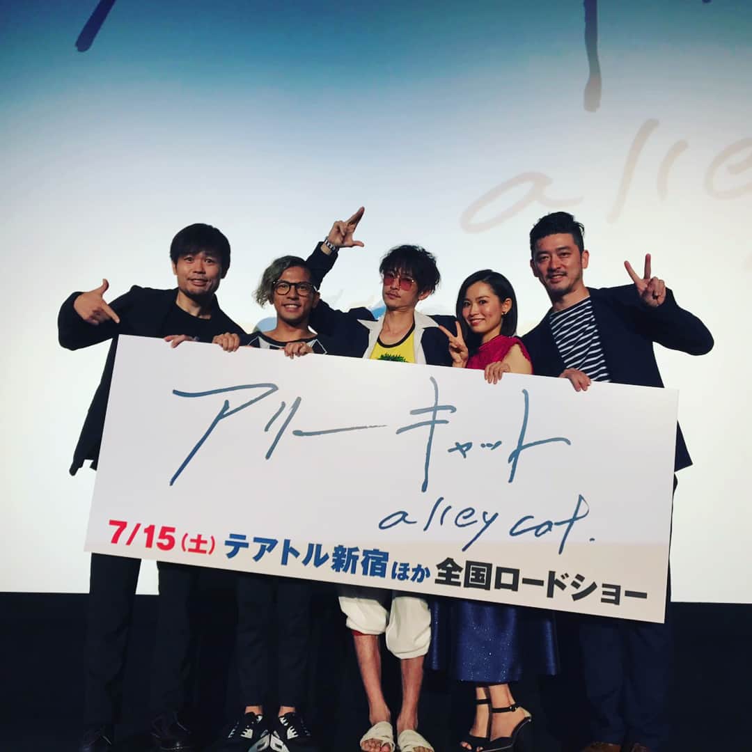 窪塚洋介のインスタグラム：「#yosuke_kubozuka ”We had goooood time at 「Alley Cat」premier night”」