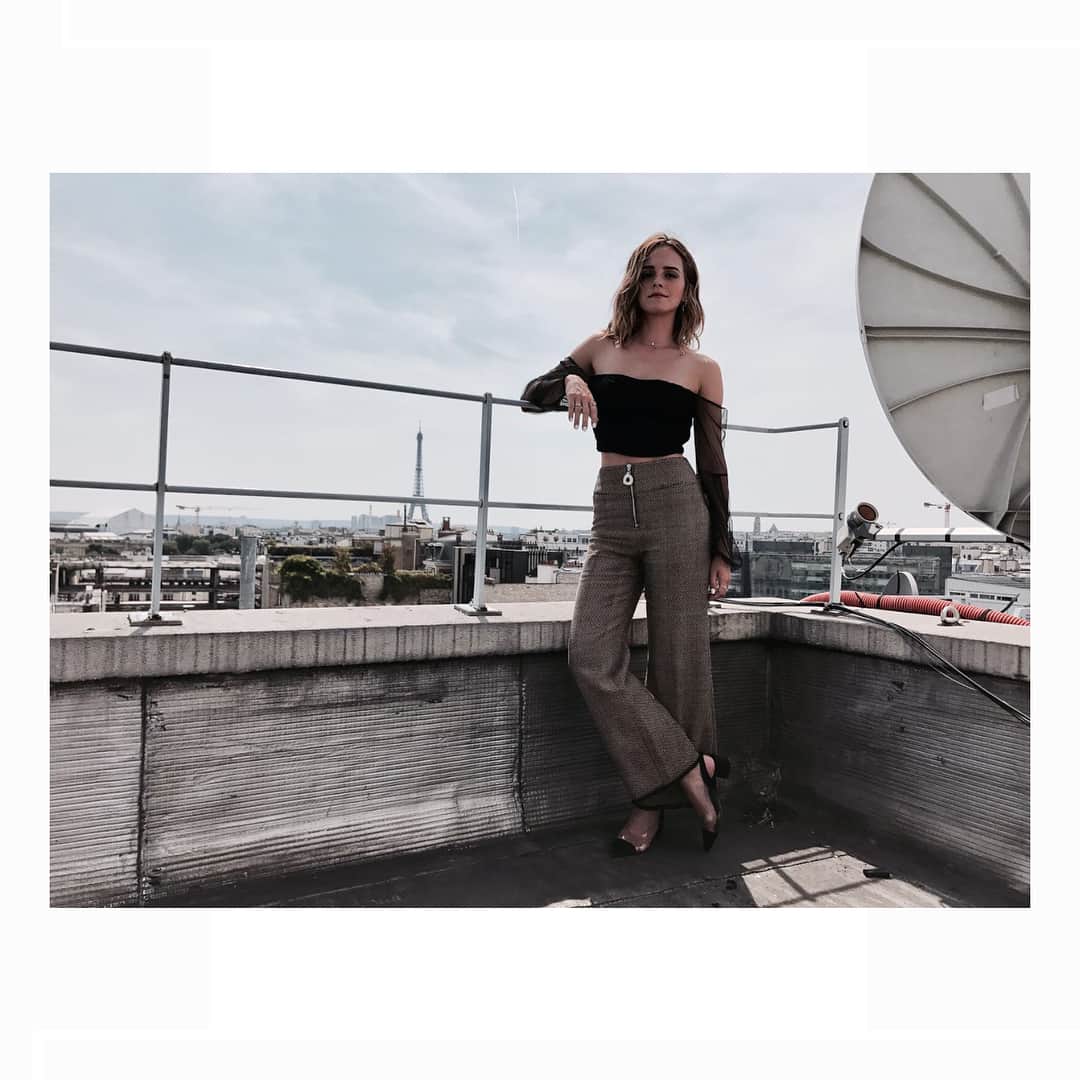 ザ・プレス・ツアーさんのインスタグラム写真 - (ザ・プレス・ツアーInstagram)「Le Bristol makes its own honey on the roof! 🇫🇷 🐝 ❤  The @edun trousers are created by artisans in Burkina Faso, featuring a zipper made from recycled brass. EDUN is building long-term, sustainable growth opportunities by supporting manufacturers, community-based initiatives and partnering with African artists and artisans. Top is @breelayneofficial and made in downtown LA by local artisans from mesh and lined in silk. Both materials were leftovers discarded by other designers, and were bought to recycle and repurpose in new garments. For every item sold, a tree is planted. Bag made in a family-owned factory in Alicante, Spain by @m2malletier. The factory was opened in 1981 by shoe designer Jaime Romero and his wife. Today, 25 artisans from the local town of Sax work in the factory and have been working there for at least 15 years. Everything is handcrafted using skills and traditions which have been passed down generations. Shoes @creaturesofcomfort, crafted in a small factory just outside of Florence. Creatures of Comfort recently participated in #womentogether and #whyimarch campaigns donating a portion of its proceeds to Planned Parenthood and the ACLU and SPL Center. The brand is also participating in a campaign headed by Women for Women International that supports women in war zones. @shiffonco jewellery made in New York City. Half the profit from Shiffon's pinky ring collection and 10% of profits from all other Shiffon products directly fund seed grants for female entrepreneurs and companies that promote the well-being of women. Through partnering with One Young World, Shiffon has been able to reach a growing group of young innovators across the globe. All fashion info verified by @ecoage  All beauty brands are cruelty-free and formulated using both natural, mineral and organic ingredients. Beauty info verified by @contentbeauty」6月23日 21時50分 - the_press_tour