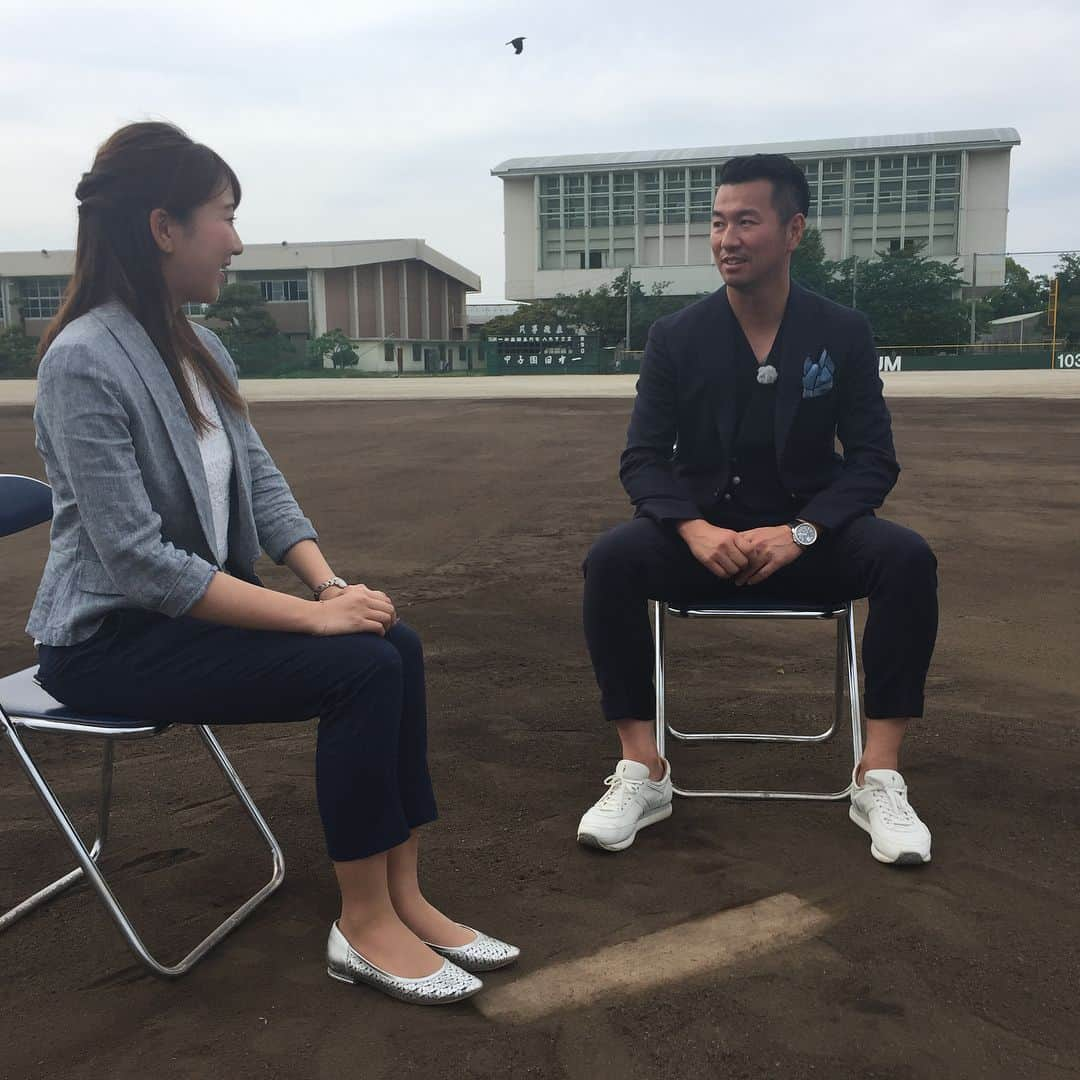 岡本篤志さんのインスタグラム写真 - (岡本篤志Instagram)「三重テレビの高校野球三重大会の直前番組のロケを母校、海星高校で撮影してきました。 . 頑張れ三重球児❗️ . 放送は7月14日19時30〜 . #三重県#四日市#海星高校#母校#三重テレビ#アナウンサー#若林希 #ロケ#撮影#高校野球#三重大会#ありがとう#埼玉西武ライオンズ#seibulions #instagood #instadaily #instagramer #instalike #22」6月24日 18時15分 - a.okamoto22