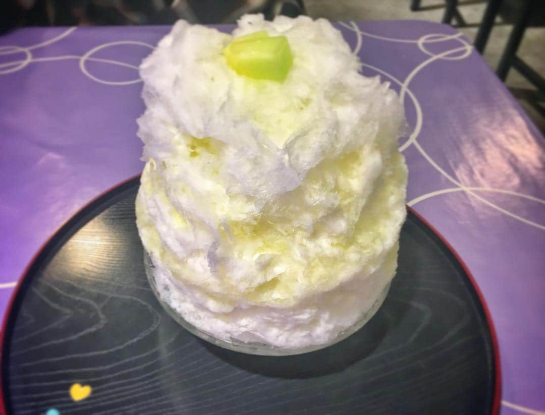 中村優さんのインスタグラム写真 - (中村優Instagram)「昨夜のデザートはメロンのかき氷🍈🍈🍈」6月24日 15時24分 - nkmr_yu