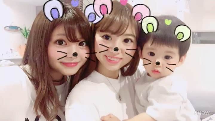 加田穂乃華のインスタグラム：「・ 昨日は仲良し友達家族のお家に、ましろと共に遊びに行ってきました💓ぼく可愛すぎぃ〜👶🍼 たくさん癒されたのでお仕事頑張ってきます！ #必死にあやす女ふたり笑 #自然と声が高くなる #dady #instagood #instadaily」
