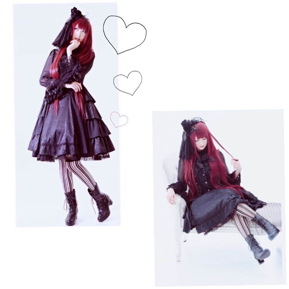 三上みかんのインスタグラム：「Gothic & Lolita 🌹 . #lolita #gothic #gothic&lolita #gothiclolita」