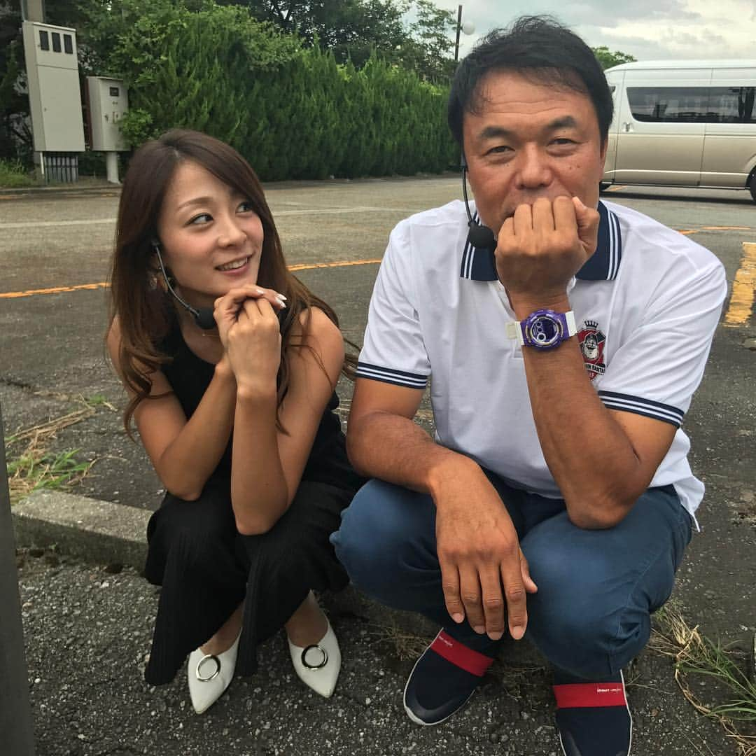 相川友希さんのインスタグラム写真 - (相川友希Instagram)「野球界のレジェンドとパチンコ #ギャオス内藤 さん #パチファン #北陸 #外でゆったり #のほほん #じーしょっく⌚ 明日は千葉、神奈川で一緒(//∇//)よろしくお願いします。」7月22日 17時28分 - yuki923a