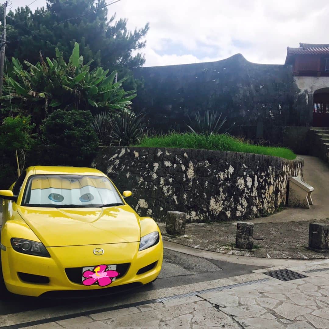 崎山一葉さんのインスタグラム写真 - (崎山一葉Instagram)「車が大ヒット公開中の #カーズ 仕様に(°▽°)✨ 新キャラクター #ラミレスクルーズ  似てると思います。  #目 #サンシェード #チネパラ  #スターシアターズ #rx8」7月23日 10時06分 - kazuha_sakiyama