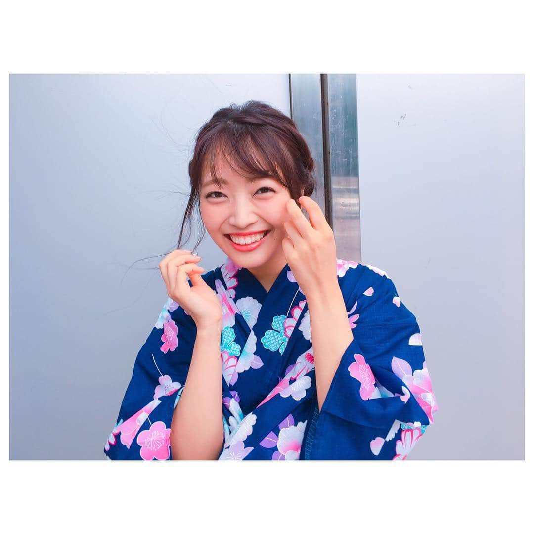 二村春香さんのインスタグラム写真 - (二村春香Instagram)「#AKB48 #ゆかた祭り #風強い」7月23日 22時15分 - haruka_futamura