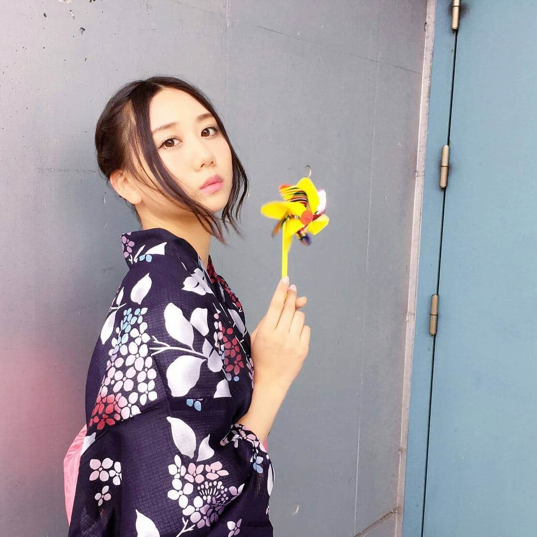 古畑奈和のインスタグラム：「久々にお祭りに 行ってみたいな～🐾 #浴衣 #akb48 #ske48」