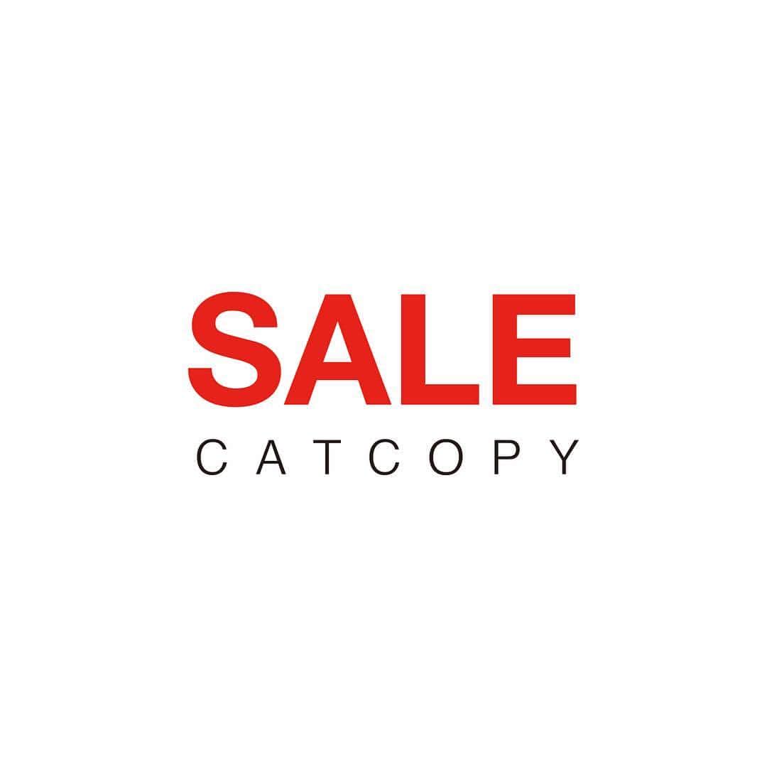 CAT COPYのインスタグラム：「Summer Sale Start MAX60% OFF オンラインショップに夏のセールを開催しております！ みんな見に来てね #catcopy」