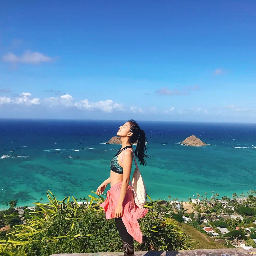 のインスタグラム：「⛰#hawaii #pillbox #trail #yolo #yoloflys #yolostyle  すごく気持ちよかった！全てリセットされた💗」