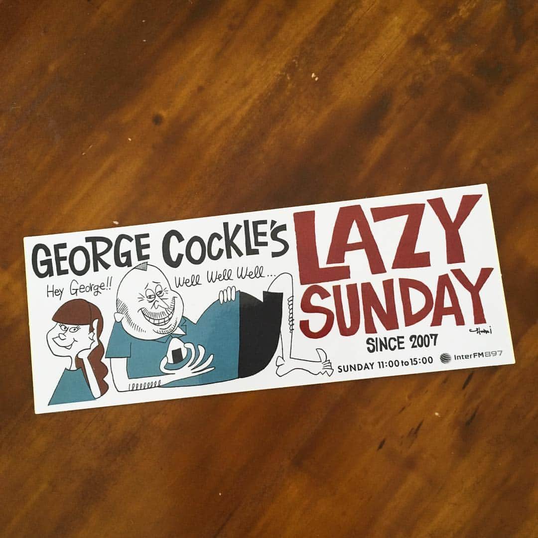 花井祐介さんのインスタグラム写真 花井祐介instagram Interfm 7 Lazy Sundayのステッカー