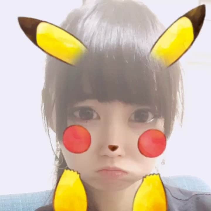 浦えりかのインスタグラム：「たまにはSNOWでも。 #ピカチュウ #snow」