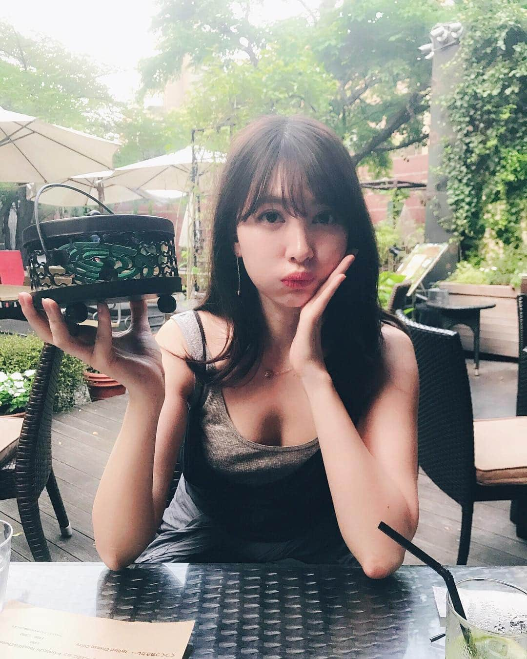 小嶋陽菜さんのインスタグラム写真 - (小嶋陽菜Instagram)「夏感🍉  #蚊取線香」7月7日 21時01分 - nyanchan22