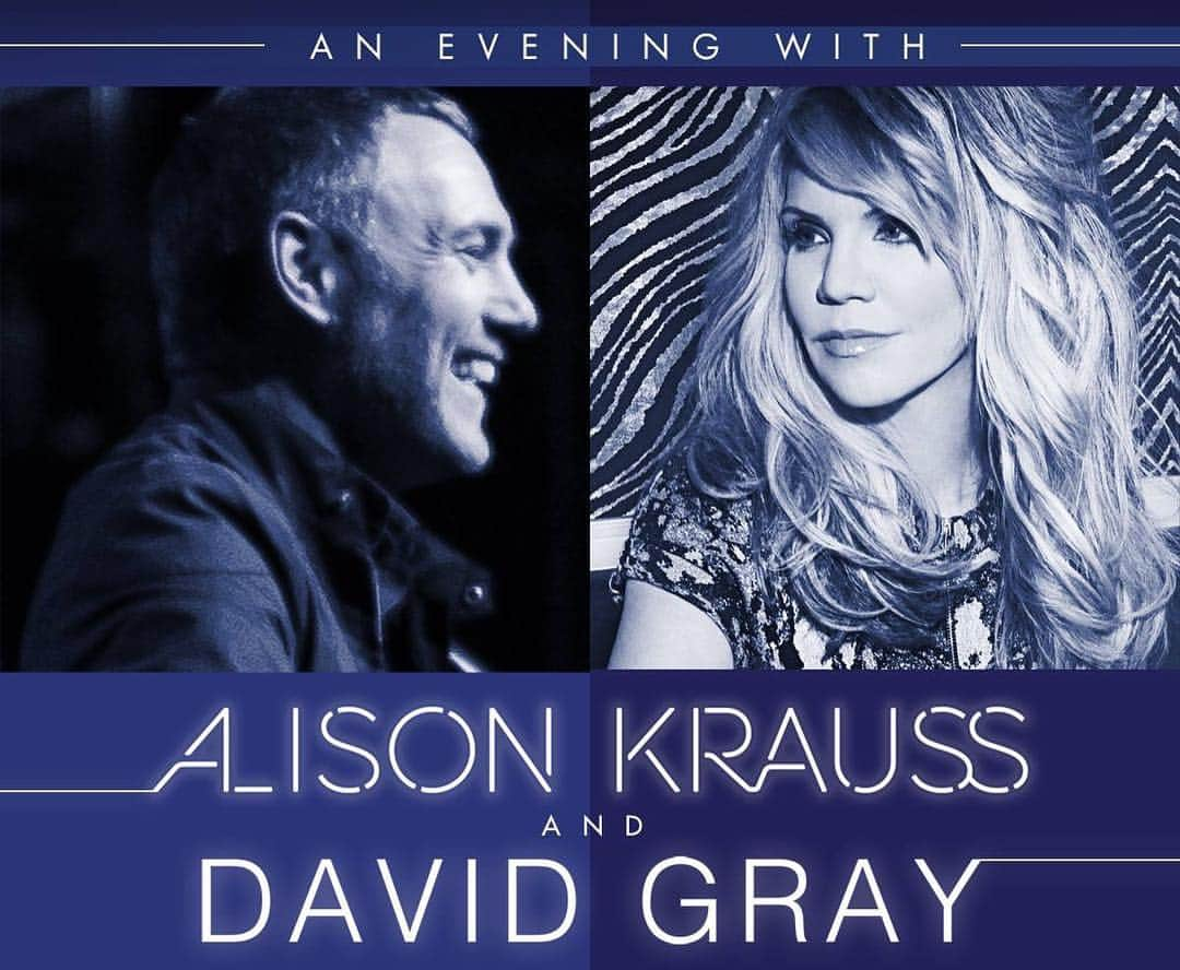 アリソン・クラウスのインスタグラム：「Alison is joining @davidgray on tour this fall. Click the link in the bio to see if they are coming to a city near you.」