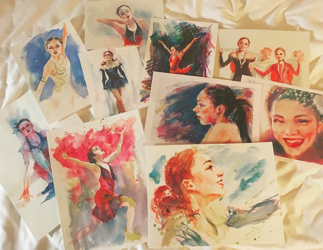 本郷理華のインスタグラム：「とっても素敵な絵✨✨ ありがとうございます！！ すごく嬉しいです😆」