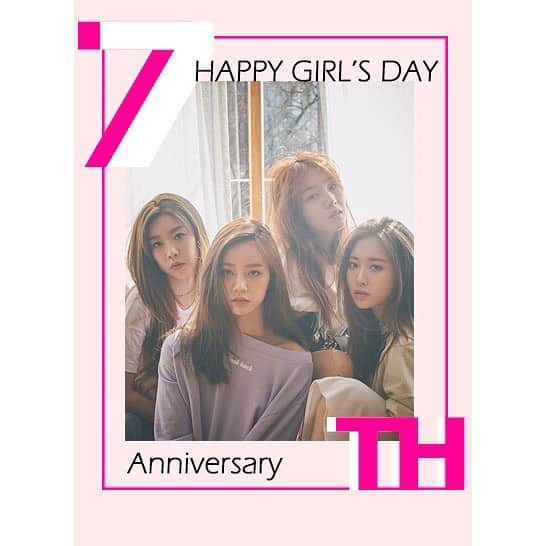 Girl's Dayのインスタグラム：「‪[#GirlsDay #걸스데이] ‬ ‪20170709 7주년💕‬ ‪HAPPY GIRL'S DAY‬ ‪7th Anniversary‬ ‪.‬ ‪#EVERYDAY_GIRLSDAY_7TH‬ ‪#GIRLSDAY_7TH‬ ‪#걸스데이7주년‬ ‪#소진 #유라 #민아 #혜리‬」