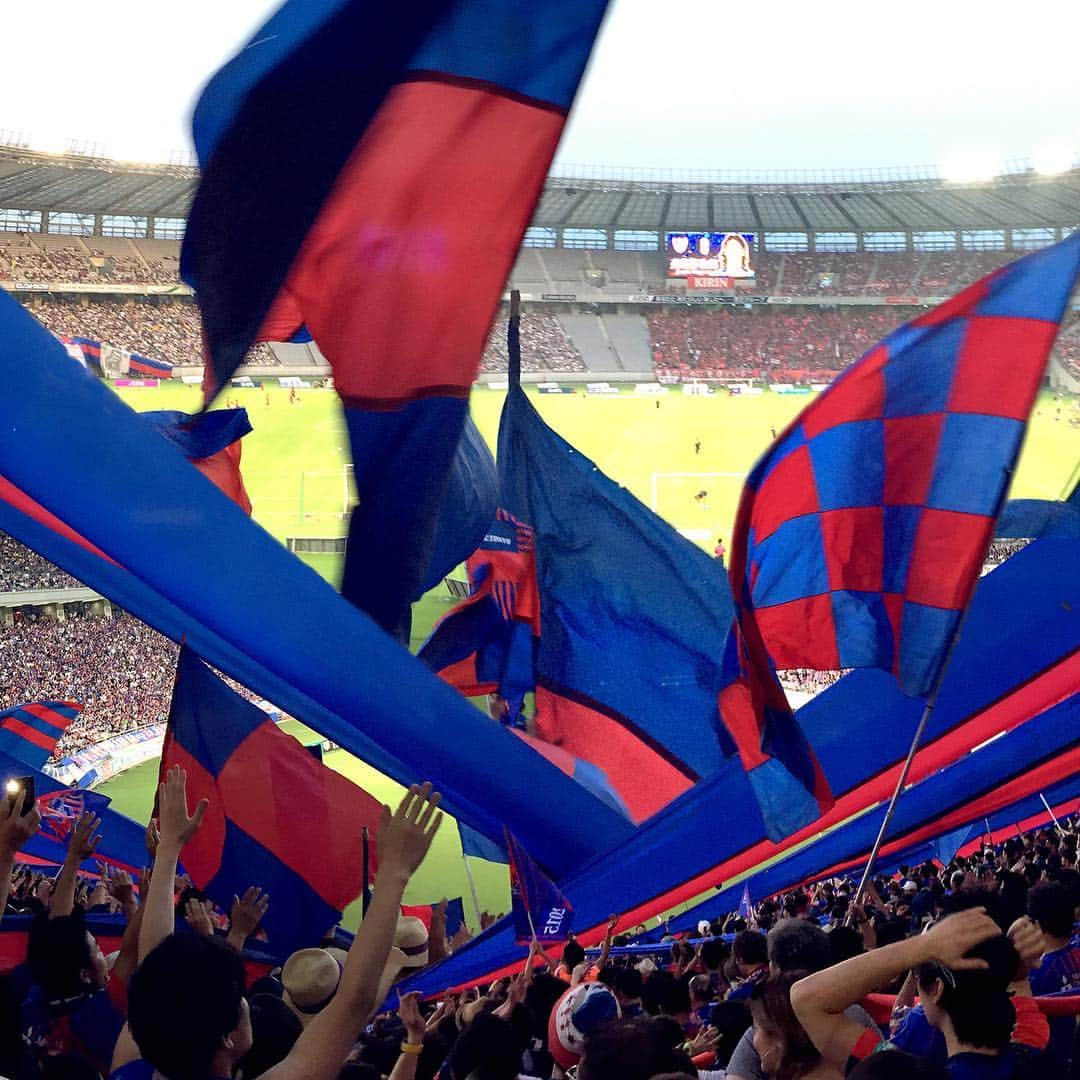 tokyoweekendのインスタグラム：「match day 2017.07.08 FCTokyo - Kashima 2-2 @ajinomoto stadium #fctokyo  #tokyoweekend」