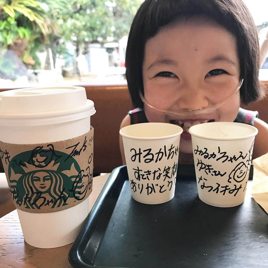 yukiさんのインスタグラム写真 - (yukiInstagram)「#スターバックス #starbucks #スタバメッセージ #スタバスタッフが温かい #milka おはようございます。 いつも行くスターバックス。 いつもこうしてメッセージをくれます。 いつも思いやりをありがとう❤︎ 夏休み、楽しみます！ スターバックスの皆さんも楽しい夏休みを☀︎」7月26日 8時03分 - milkayuki