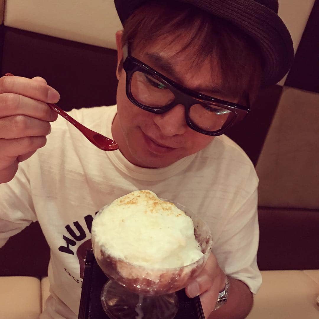 濱口優さんのインスタグラム写真 - (濱口優Instagram)「#スノーアイス #デザート」7月11日 23時11分 - hamaguchi_masaru