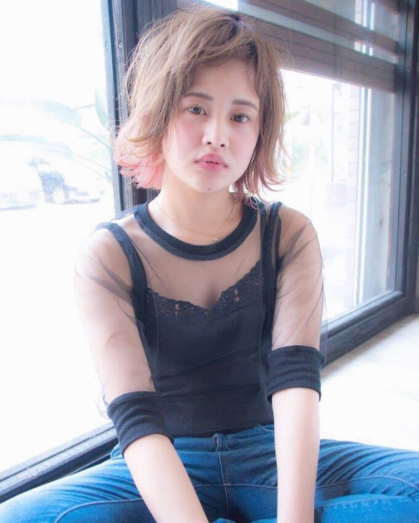のインスタグラム：「・ 正田さんデータ📸。 ありがとうございました😳💓 めっちゃたのしかったです！！！ またおねがいします😍🤞 ・ #正田さん #データ #撮影 #サロンモデル #名古屋 #塩釜口 #PHAT #salonmodel #photo #hairstyle #innercolor #pink #cute #beauty #thanks #0711」