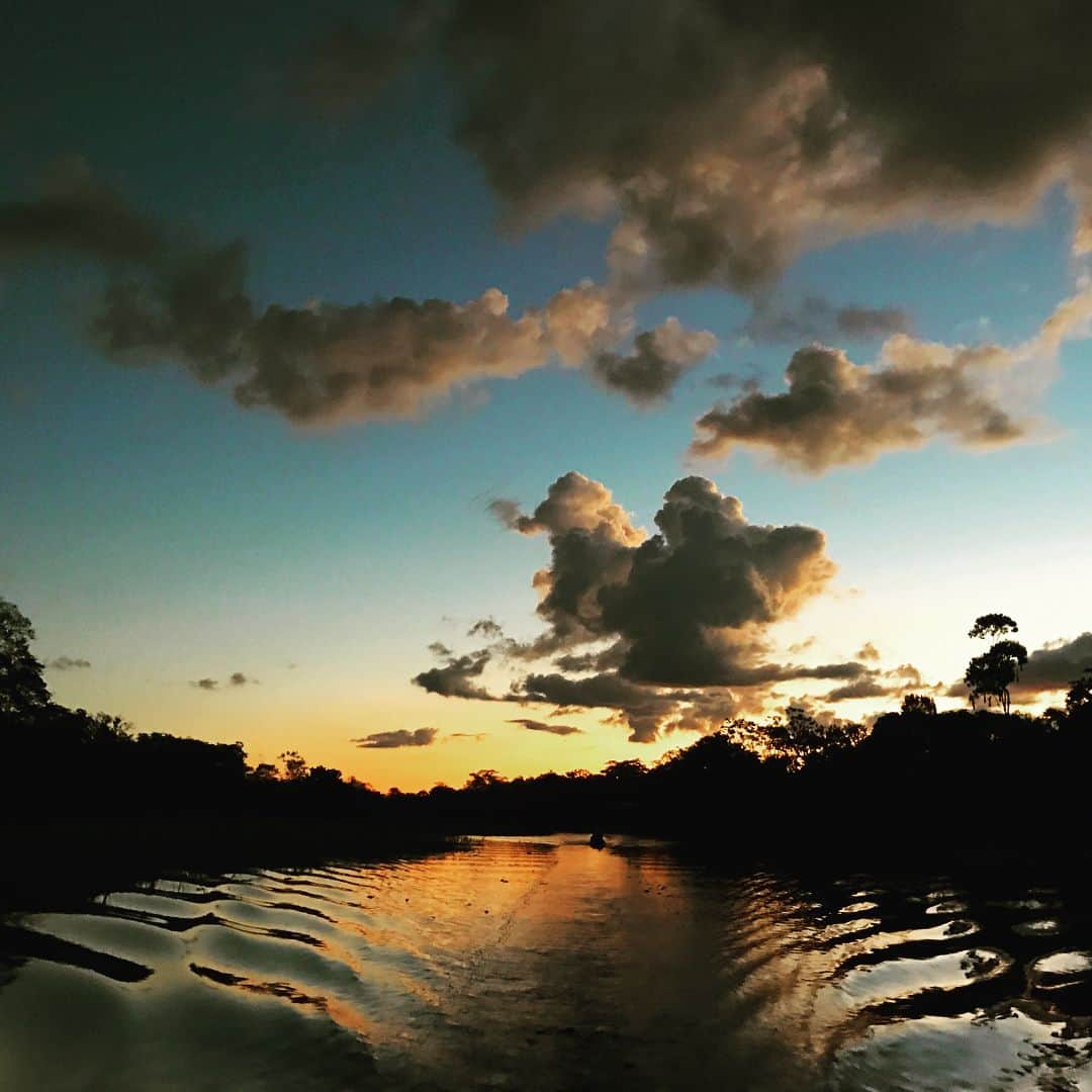 ウィットニー・バンスさんのインスタグラム写真 - (ウィットニー・バンスInstagram)「Amazon adventures 💫 swam in the Amazon River and camped in the jungle under a full moon ✨  #magic #maybeiwasMowgliinapastlife  #bucketlist」7月12日 11時07分 - wjvw