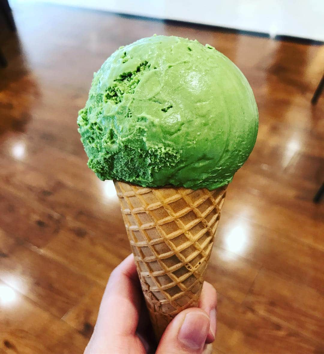 The Shun Jpのインスタグラム：「Hot day☀️☀️☀️with Matcha ice-cream😋 #matchaicecream #ilovematcha」