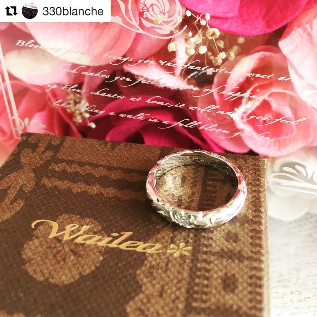 ハワイアンジュエリーのWailea（ワイレア）のインスタグラム