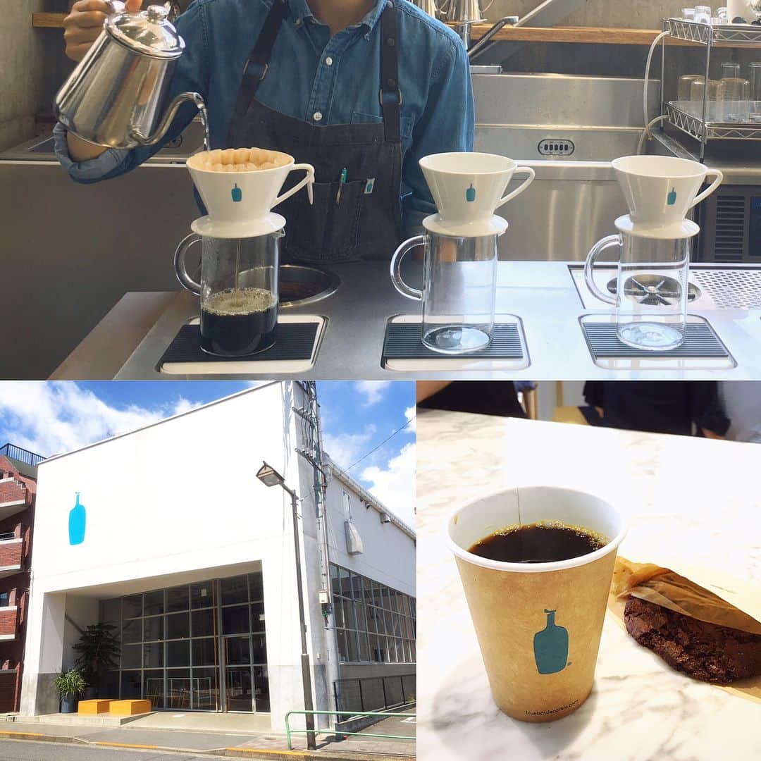 田澤友子さんのインスタグラム写真 - (田澤友子Instagram)「コーヒー界のAppleと呼ばれる、 話題のブルーボトルコーヒー 日本１号店へ。 ・ 清澄白河という落ち着いた街に佇む、 倉庫のような外観。 ・ 中に入ると、さながらコーヒー工場といった雰囲気。 でも、流れている空気感がとても温かい。 ・ 初めてと告げると、フレンドリーなスタッフさんが とても親切丁寧に、かつ簡潔に コーヒーの説明をしてくれます。 ・ とりあえずはやっぱり、ブレンドをオーダー。 ・ 丁寧に手淹れされたコーヒーは、 ブラックだと香りがよくて華やか。 その後 ミルクを入れるとまた違った美味しさが楽しめます♡ ・ とても心地よく過ごせたので、帰りに豆も購入。 ・ 地元の人達にも愛されている様子がわかる、 とても素敵なお店でした。 ・ #ブルーボトルコーヒー #bluebottlecoffee #ブルーボトルコーヒー清澄白河店 #清澄白河 #コーヒー #coffee #coffeestand #ブレンド #ブレンドコーヒー #blendcoffee #東京 #tokyo」7月13日 13時18分 - tomo_tazawa