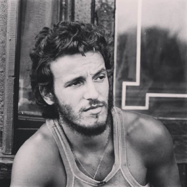 トランクショーのインスタグラム：「DEFIANT - Bruce Springsteen #brucespringsteeen #theboss #bornintheusa #borntorun #asburypark #70s #hbo #defiantones @hbo @defiantones」