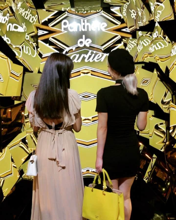 DJ MaRiaのインスタグラム：「妙な動き🙄 Panthere de Cartier 素敵なパーティでした✨😊 #パンテールトーキョー #PantheredeCartier #CartierParty #trunk #hotel #party #dj #cartier」