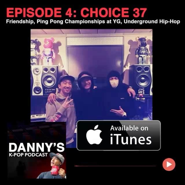 DANNY のインスタグラム：「Had a great time catching up with @choice37 on the podcast. Check it out! Link in bio! #dannyskpoppodcast」