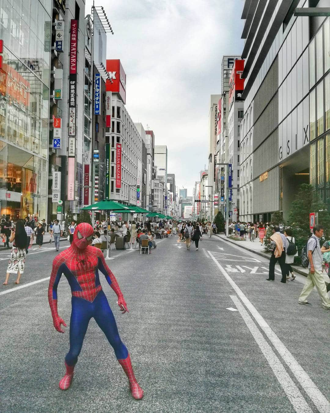 Japanese Spidermanのインスタグラム